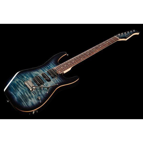 Harley Benton Fusion-III HSH EB FBLB w/Safe