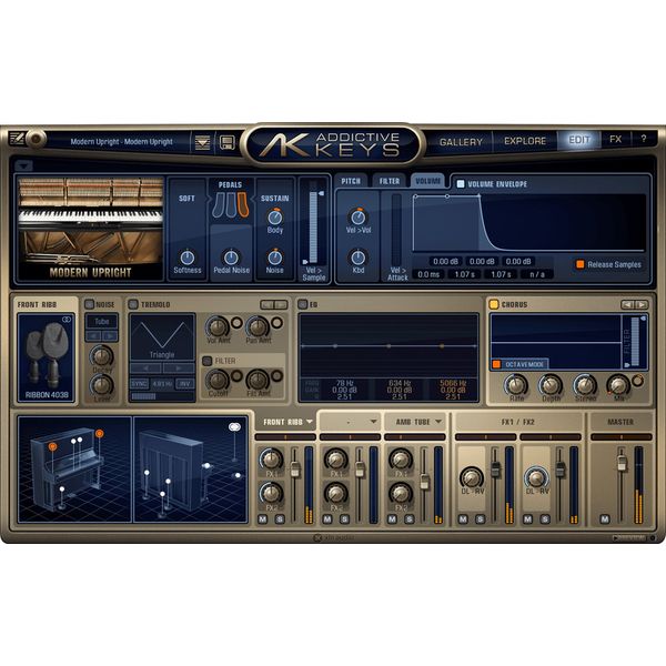 XLN Audio Addictive Keys Modern Upright