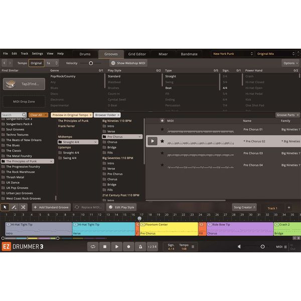 Toontrack The Principles of Punk MIDI