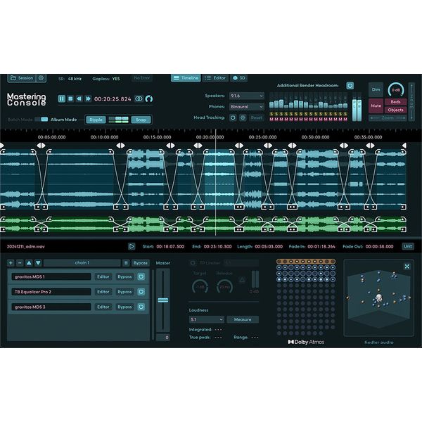 Fiedler Audio Mastering Console 2 & gravitas