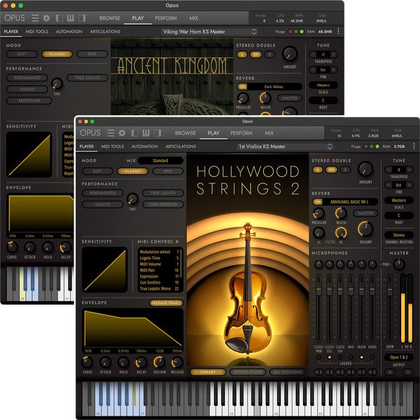 EastWest Ancient Kingdom & HW Strings 2