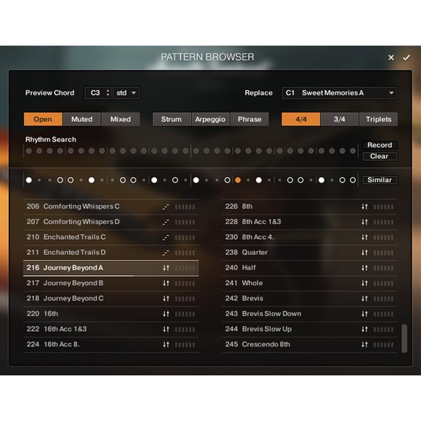 Native Instruments SG Acoustic Sunburst Deluxe
