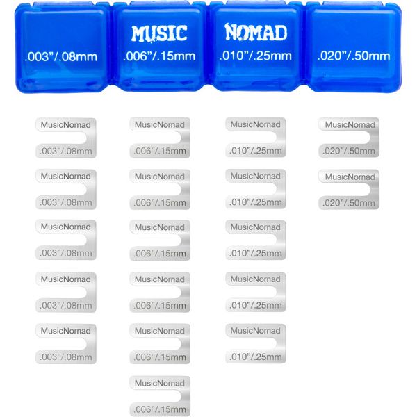 MusicNomad Saddle & Nut Shim Kit MN630