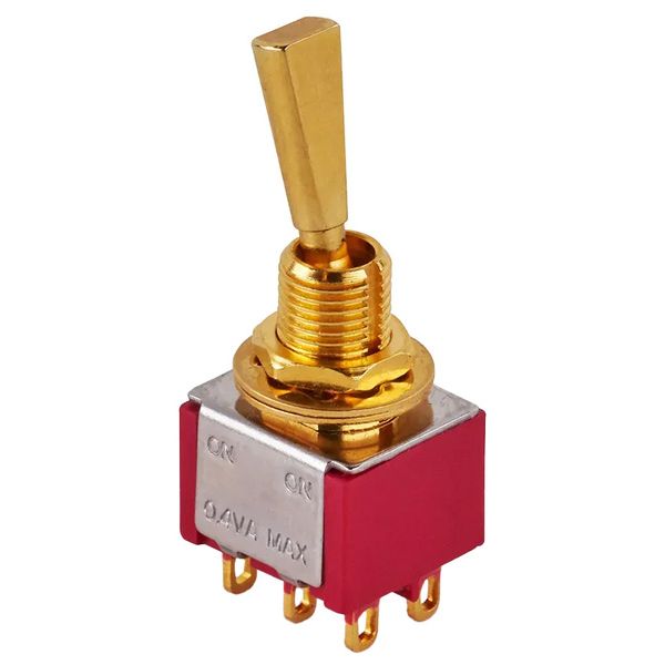 MEC Mini Toggle Switch Gold