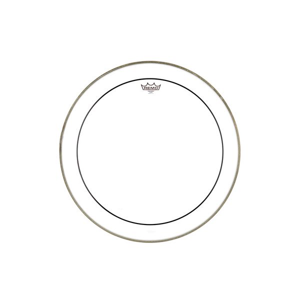 Remo 22" Pinstripe Clear Ba B-Stock