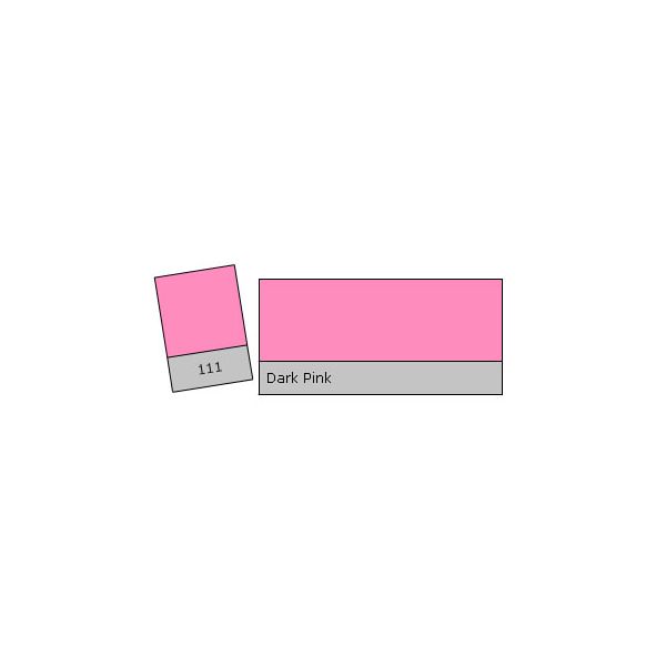 Lee Colour Filter 111 Dark Pink
