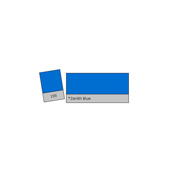 Lee #195 Zenith Blue Gel Filter 
