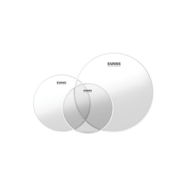Evans G1 Fusion 2 Set Clear B-Stock