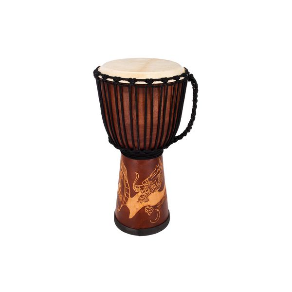 Terre Djembe Carved Dragon 6 B-Stock