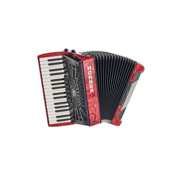 Hohner Bravo III 72 Red silen B-Stock