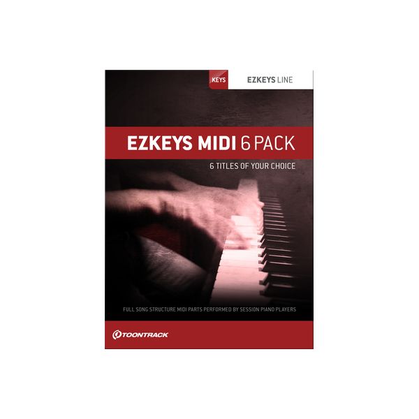Toontrack EZkeys Midi 6 Pack