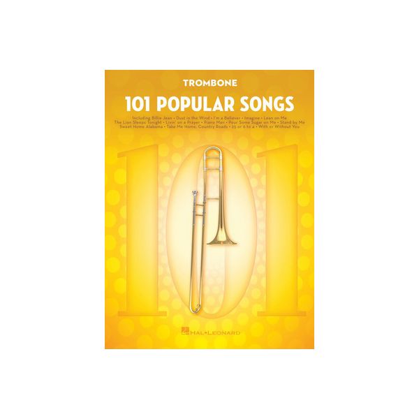 Hal Leonard 101 Popular Songs Trombone