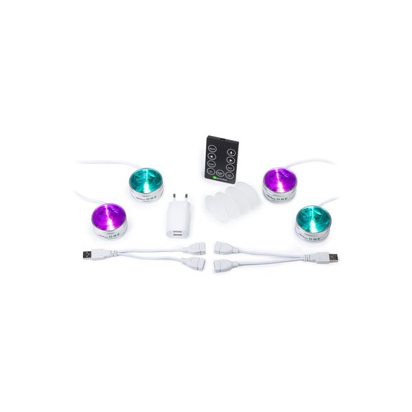 Fun Generation LED Puck ONE Set of 4 B-Stock