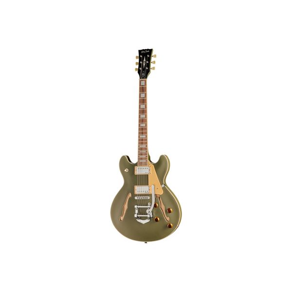 Harley Benton HB-35Plus Tremlo Olive B-Stock