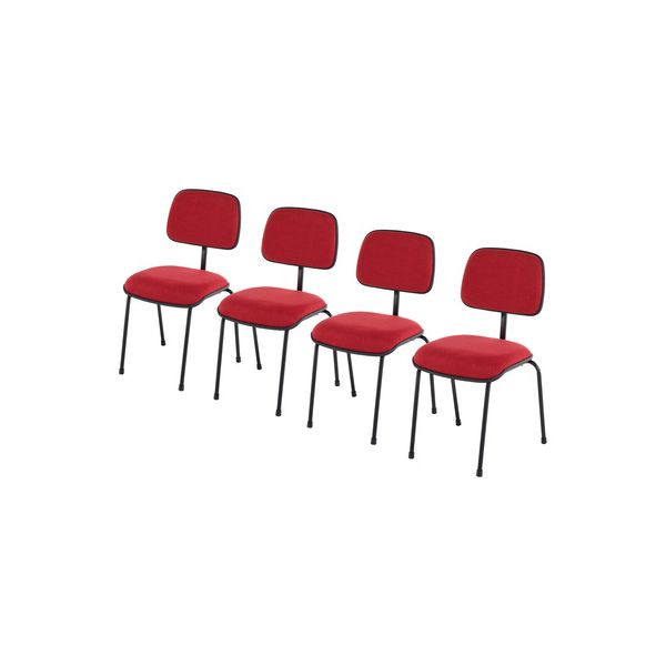 Roadworx Orchestra Chair Red 4p B-Stock