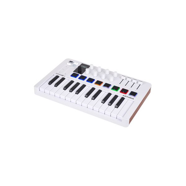  Arturia MIDI Keyboard Controller MiniLab 3 White : Musical  Instruments