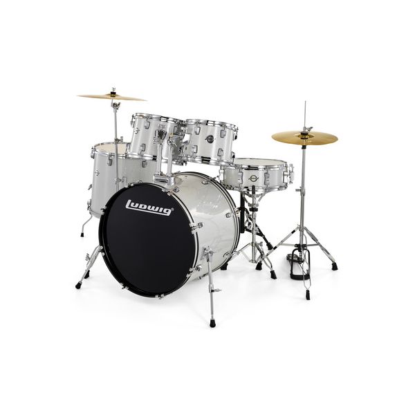 Ludwig Accent Drive 5pc Silve B-Stock