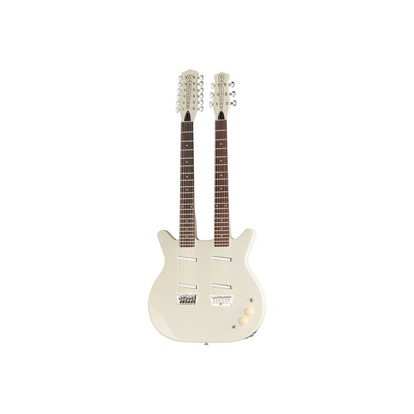 Danelectro Doubleneck 612 White B-Stock