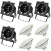 Stairville PAR 56 Floor Spot black Bundle