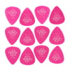 Dunlop Delrin 500 Pick Pink Set