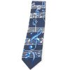 Musikboutique Hahn Tie Blue Treble/Bass Clef