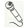 Design-Studio Worms Sticker Microphone Anthracite