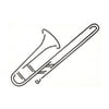 Design-Studio Worms Sticker Trombone Anthracite