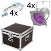 Stairville LED PAR 56 S 4er Road Kit MK1