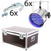 Stairville LED PAR 56 S 6er Road Kit MK2