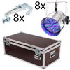 Stairville LED PAR 56 S 8er Road Kit MK2