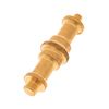 Adam Hall SS 017 Double ended Spigot