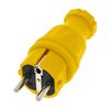 PCE Rubber Safety Plug EU Ye