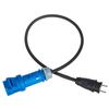 Stairville Adapt Eu Plug - CEE Blue 1,0m