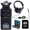 Zoom H6 Card & Headphone Bundle