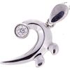Rockys Necklace Bass Clef Silver