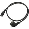 Stairville Mains Adapter IEC 1,0m Angle