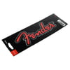Fender Logo Sticker Red Glitter