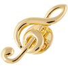 Rockys Pin Treble Clef Gold