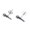 Rockys Stud Earrings Microphone