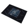 Musikboutique Hahn Doormat Black Violin Clef