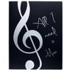 agifty Music Folder ViolinClef Silver