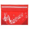 Music Sales Wavy Stave Music Bag (Red)