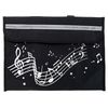 Music Sales Wavy Stave Music Bag (Black)