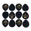 Dunlop Celluloid Teardrop Thin BK