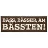 Bandshop Sticker Bass, Bässer am