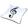 A-Gift-Republic White Pillow with G-Clef