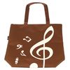 Music Sales Bag Treble Clef Brown
