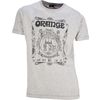 Orange T-Shirt Crest Grey M