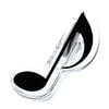 agifty Music Clip Eight Note Black