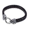 Rockys Bracelet Leather w. Stainless